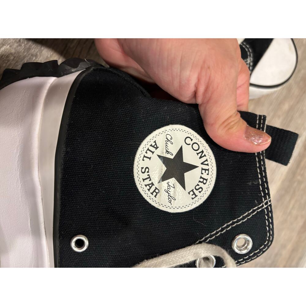 Converse Run Star Hike Hi Sneakers Chuck Taylor Unisex Womens 10 Mens 8.5 - Picture 14 of 14